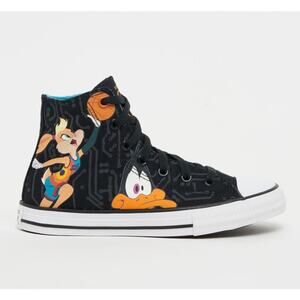 Converse Space Jam Looney Tunes Chuck Taylor High-Top Shoes Black Youth US 2.5